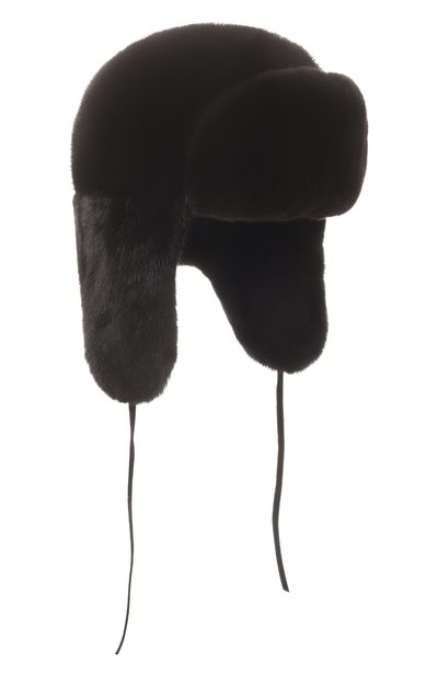 Мужская меховая шапка-ушанка френки из норки FURLAND, арт. 0217500110342600000