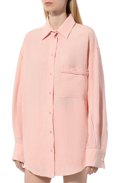 Рубашка из вискозы и льна FORTE DEI MARMI COUTURE, арт. 24SF1105-MC, фото 3