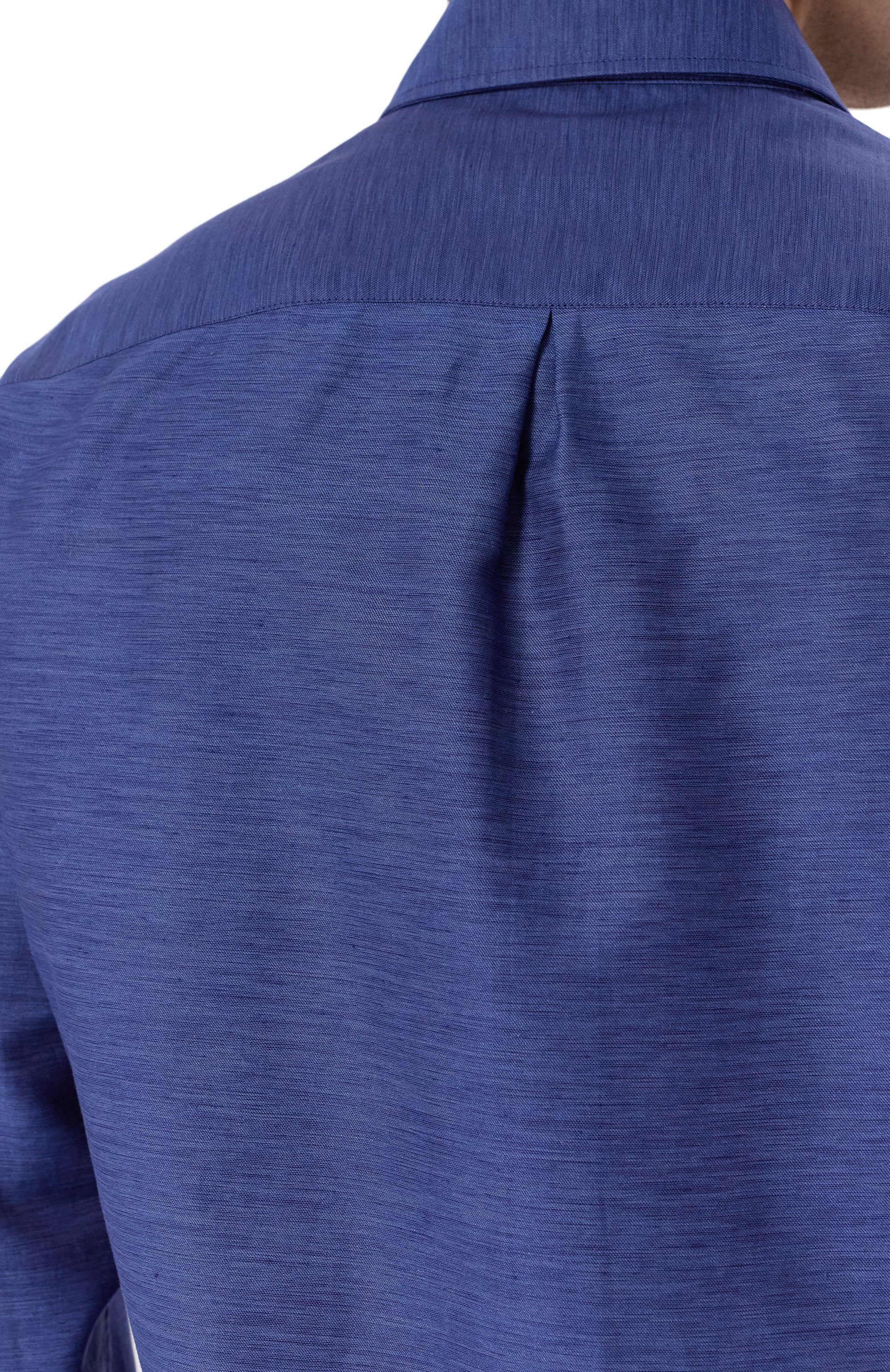 Рубашка из хлопка и льна BRUNELLO CUCINELLI, арт. MR6250028, фото 5