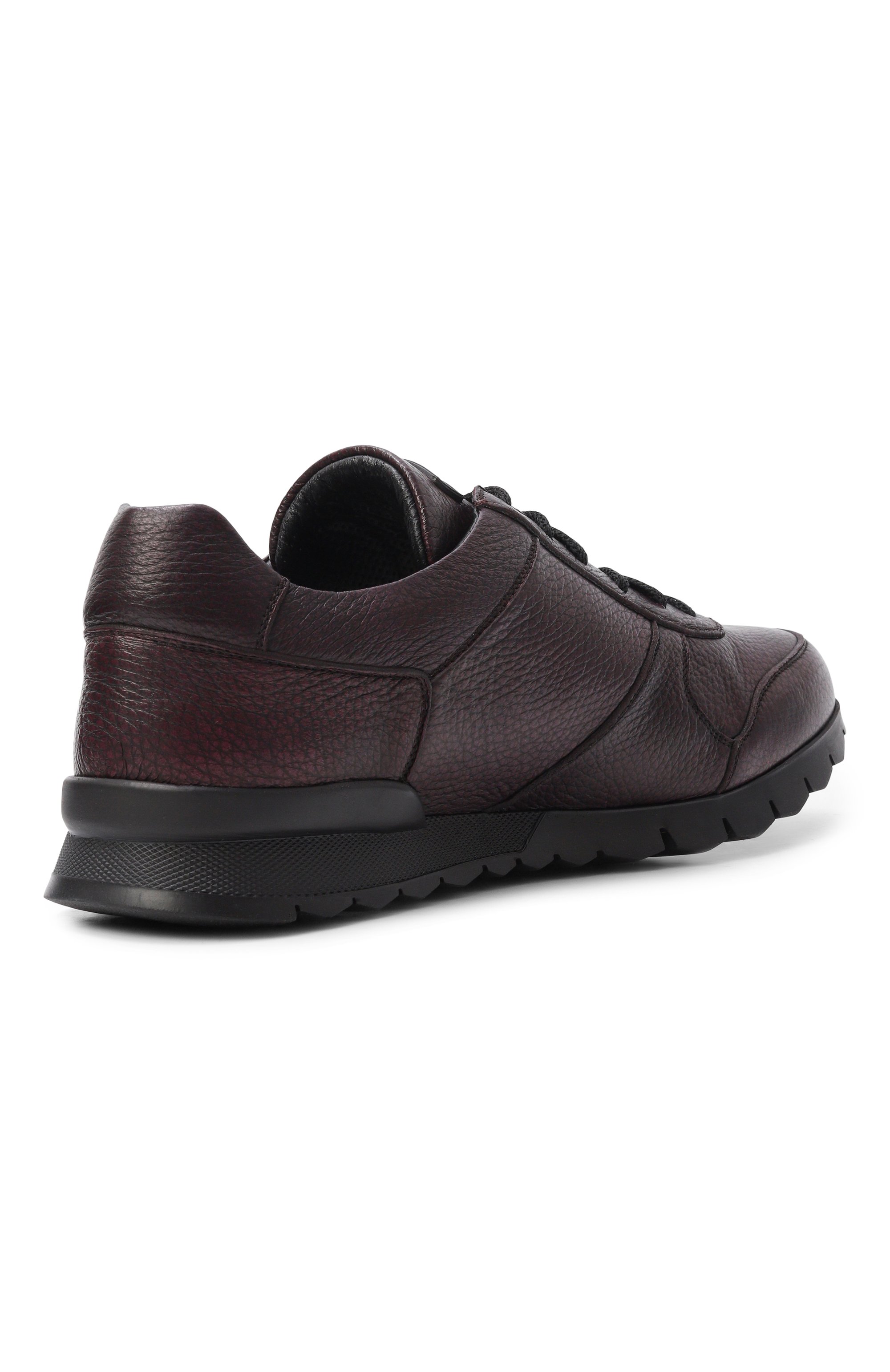 Кожаные кроссовки KITON, арт. USSA114N00126, фото 4