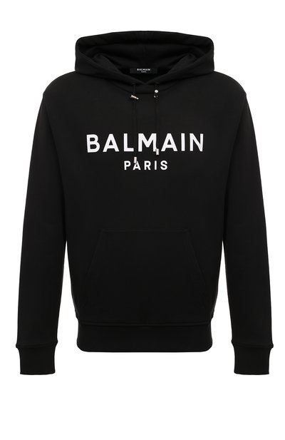 Мужской хлопковое худи BALMAIN, арт. DH1JR002/BB65