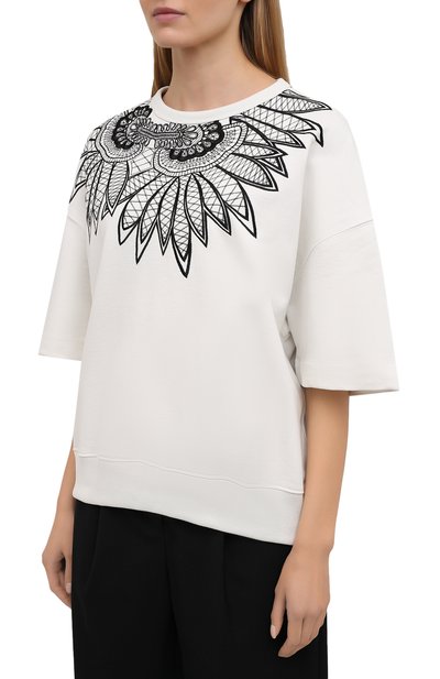 Хлопковый свитшот DRIES VAN NOTEN, арт. 211-11163-2629, фото 3
