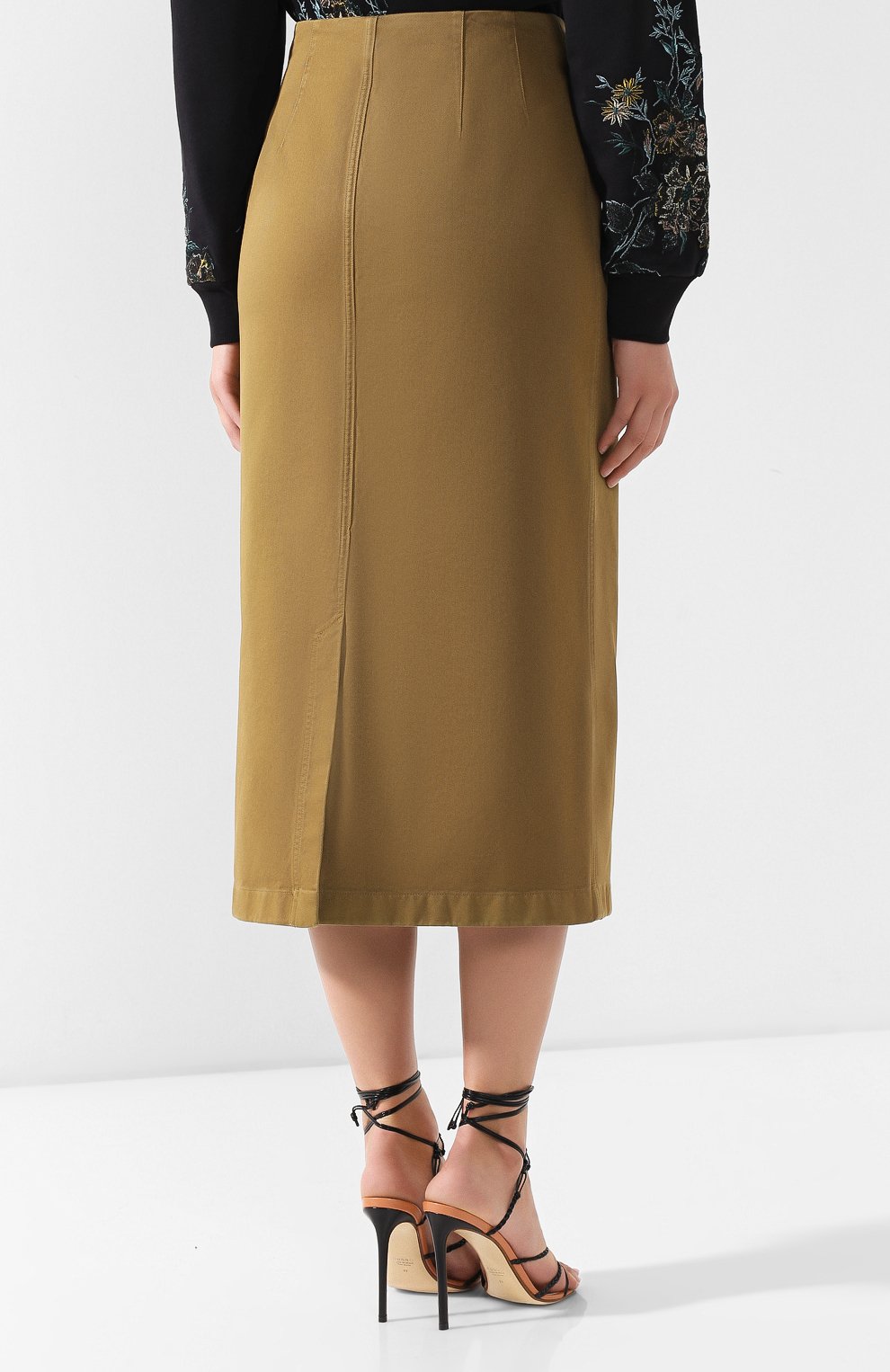 Хлопковая юбка DRIES VAN NOTEN, арт. 191-30867-7292, фото 4