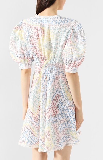 Льняное платье A MERE CO разноцветного цвета по цене 47350 руб., арт. AMC-R20-G1-3, фото 4 Льняное платье A MERE CO, арт. AMC-R20-G1-3, фото 4