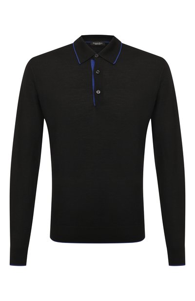 Мужская поло из шерсти и шелка STEFANO RICCI, арт. K606307P03/F22460