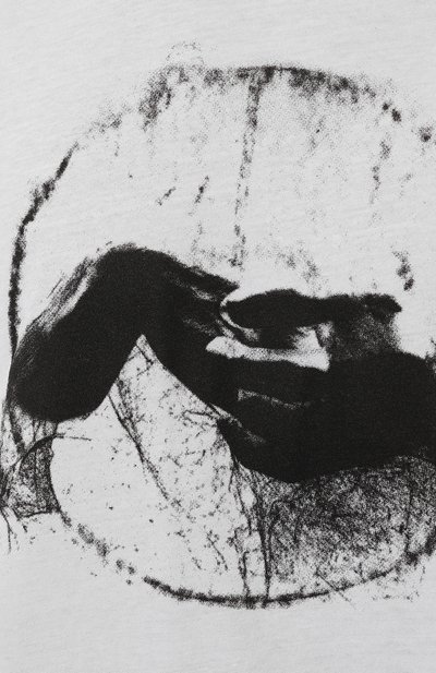 Хлопковая футболка ANN DEMEULEMEESTER, арт. 2402-M-JTS06-37-FA206-001, фото 5