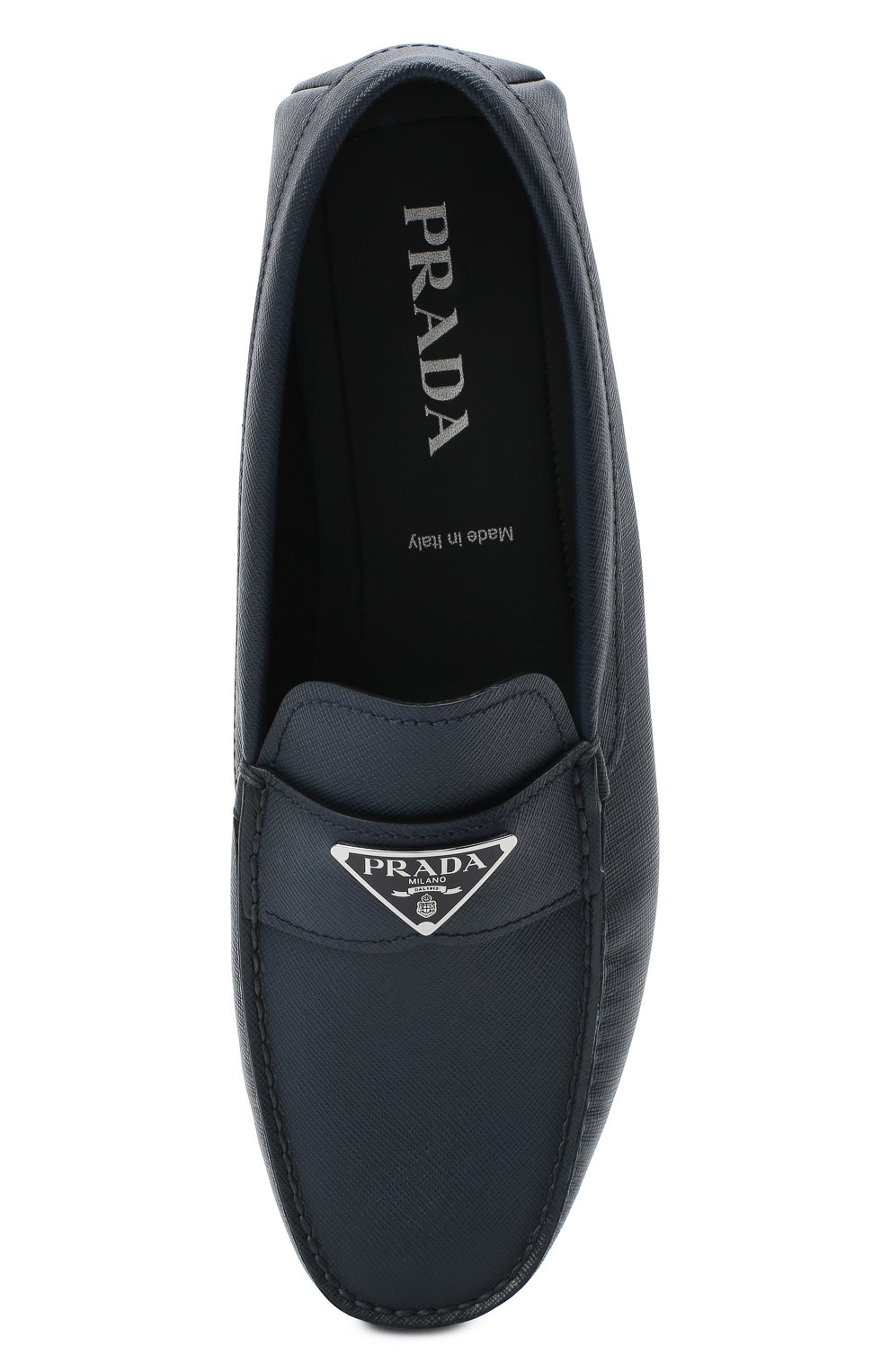 Кожаные мокасины PRADA, арт. 2DD164-053-F0216-U00I, фото 5