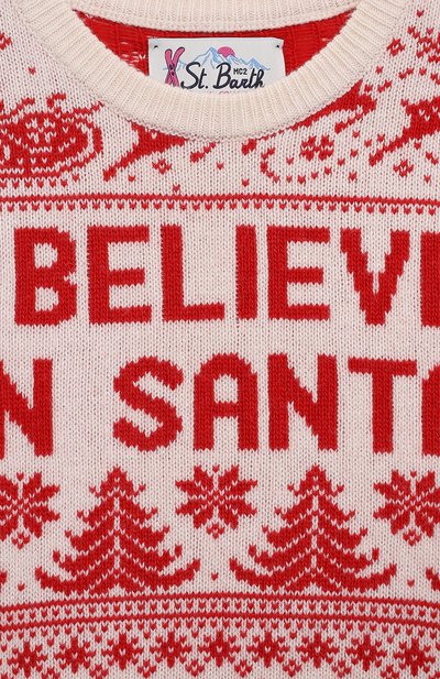 Пуловер из шерсти и вискозы MC2 SAINT BARTH, арт. STBK PRINCESS P/PRC0005/00166C/4-8, фото 3