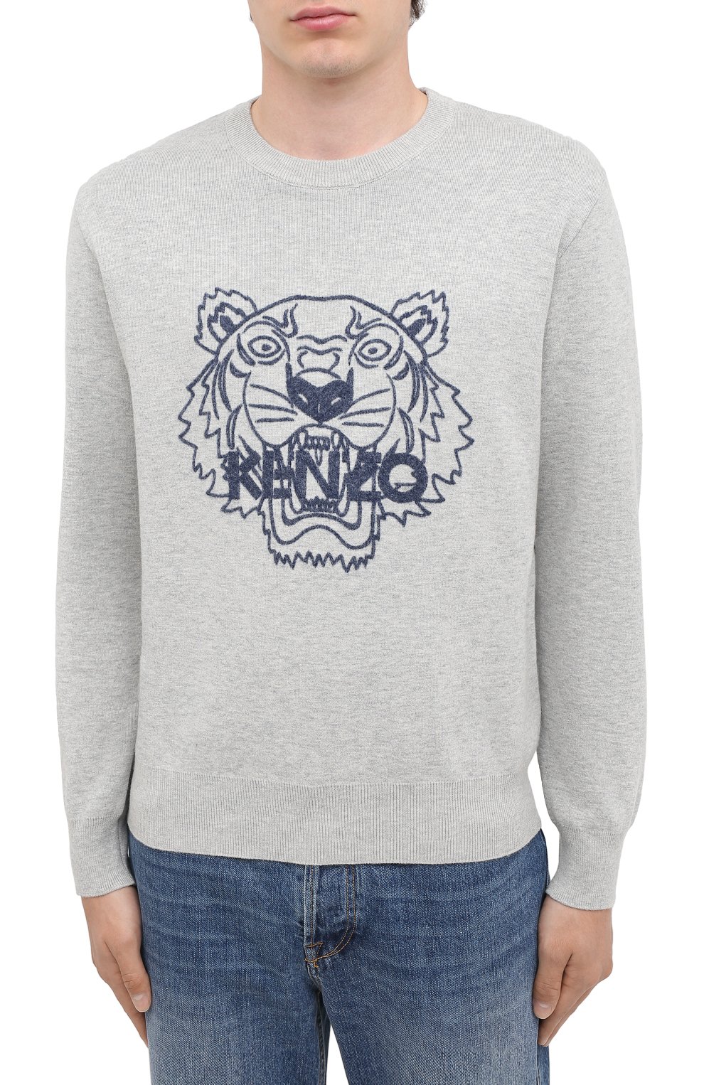 Джемпер из шерсти и хлопка KENZO, арт. FA65PU5303XA, фото 3