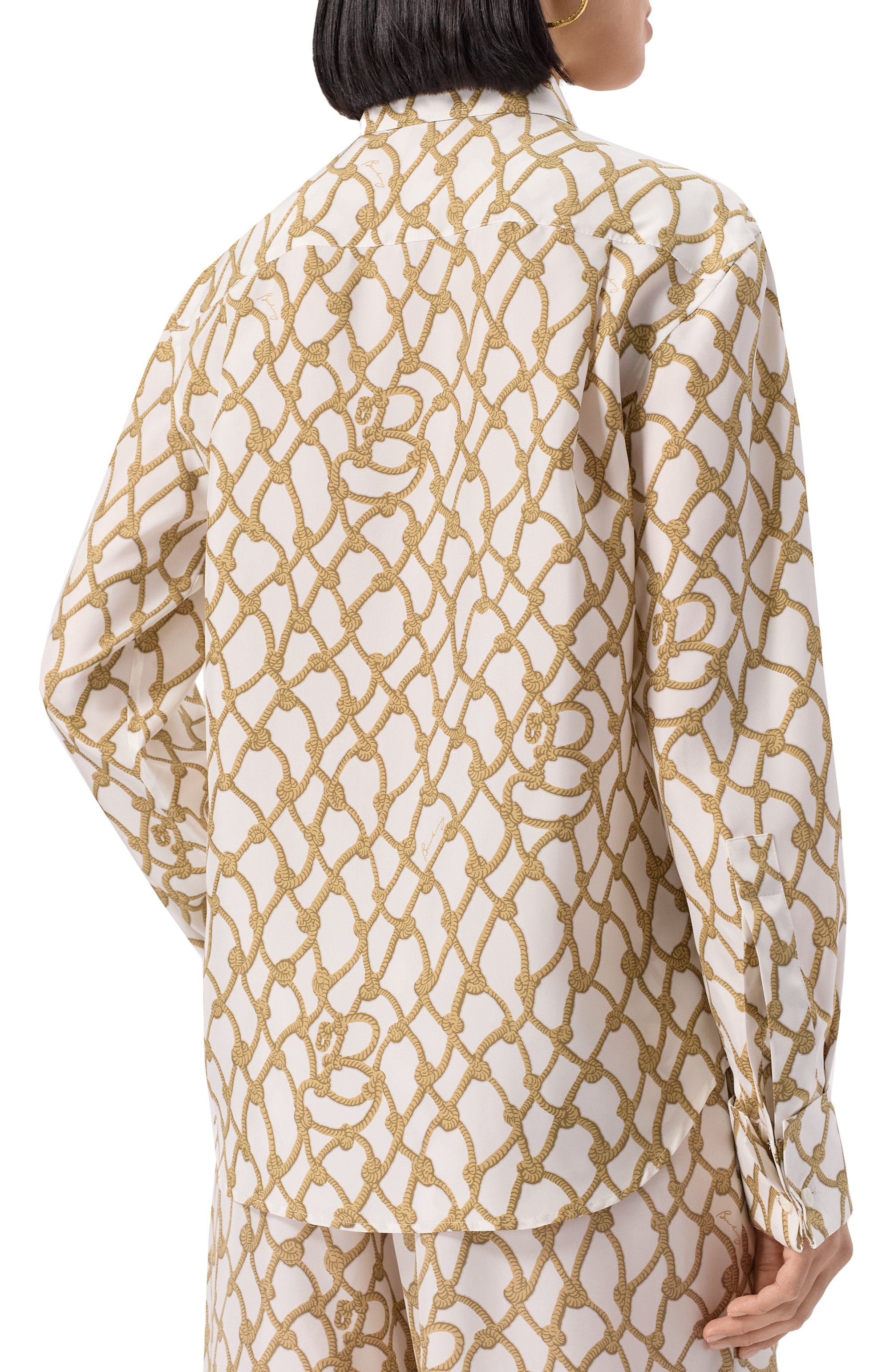 Шелковая блузка BURBERRY, арт. 8107043, фото 4