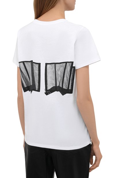 Хлопковая футболка ALEXANDER MCQUEEN, арт. 659740/QZAC5, фото 4