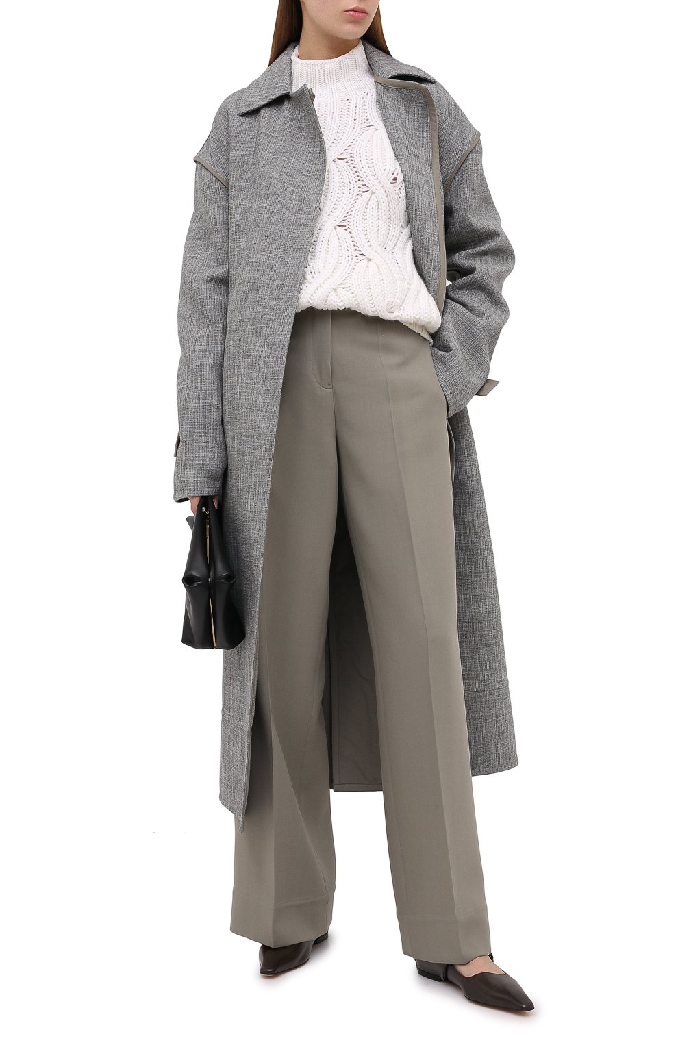 Кашемировый свитер BRUNELLO CUCINELLI белого цвета по цене 248000 руб., арт. M52362504, фото 2 Кашемировый свитер BRUNELLO CUCINELLI, арт. M52362504, фото 2