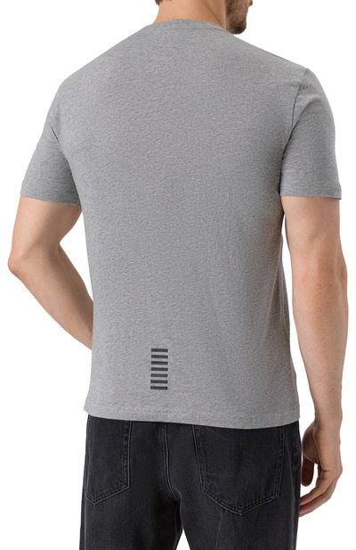 Хлопковая футболка EA7, арт. 8NPT25/PJVPZ, фото 4