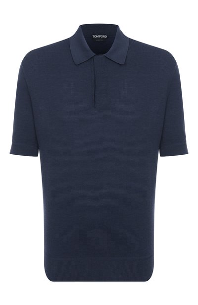 Мужская поло из шелка и хлопка TOM FORD, арт. KPS005/YMS013F23
