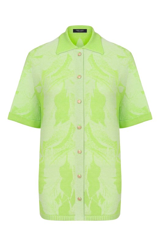 Блузка из вискозы Freeage S26.BL025.7000.505 Зелёный S26.BL025.7000.505