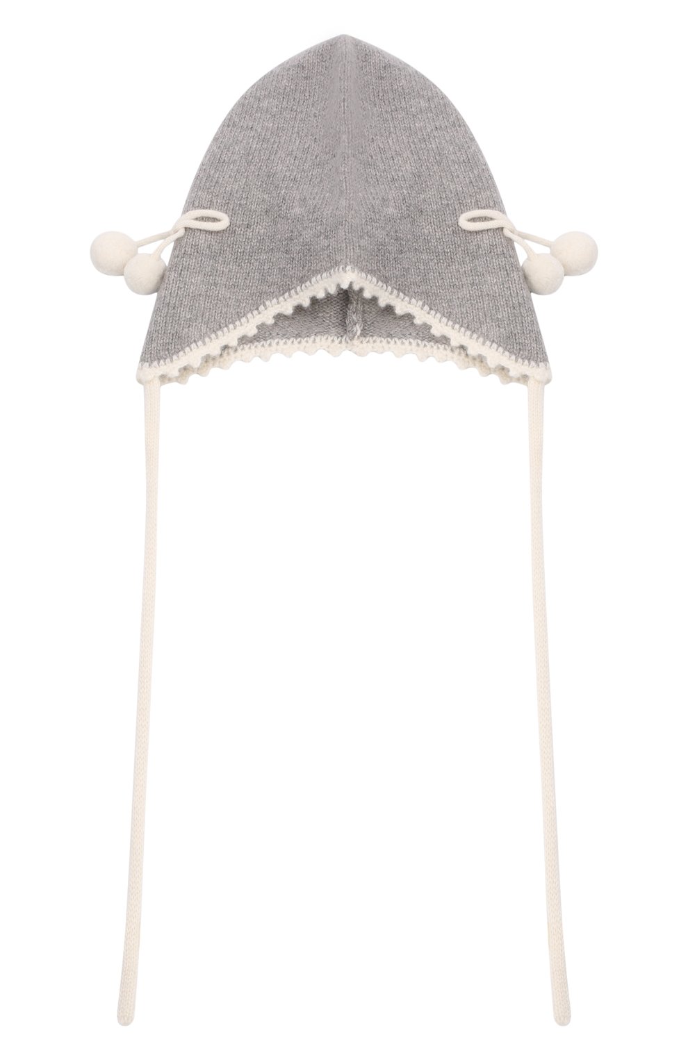 Кашемировая шапка OSCAR ET VALENTINE серого цвета по цене 5750 руб., арт. BON04CHERRYS, фото 1 Кашемировая шапка OSCAR ET VALENTINE, арт. BON04CHERRYS, фото 1