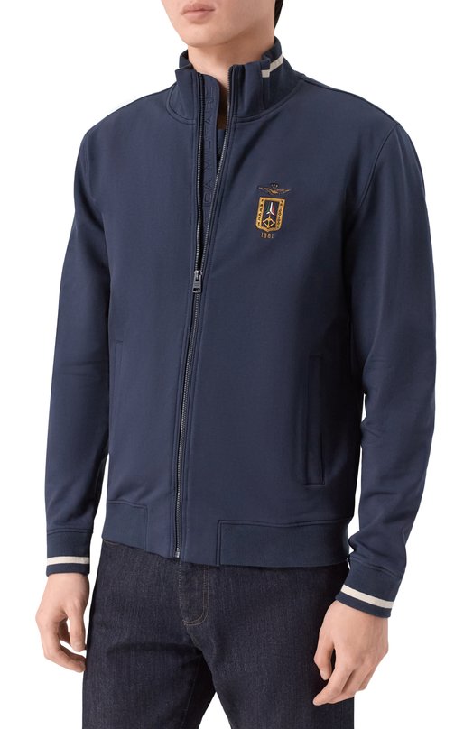 Хлопковая толстовка Aeronautica Militare FE2089UF00674 Синий  FE2089UF00674 Фото 3