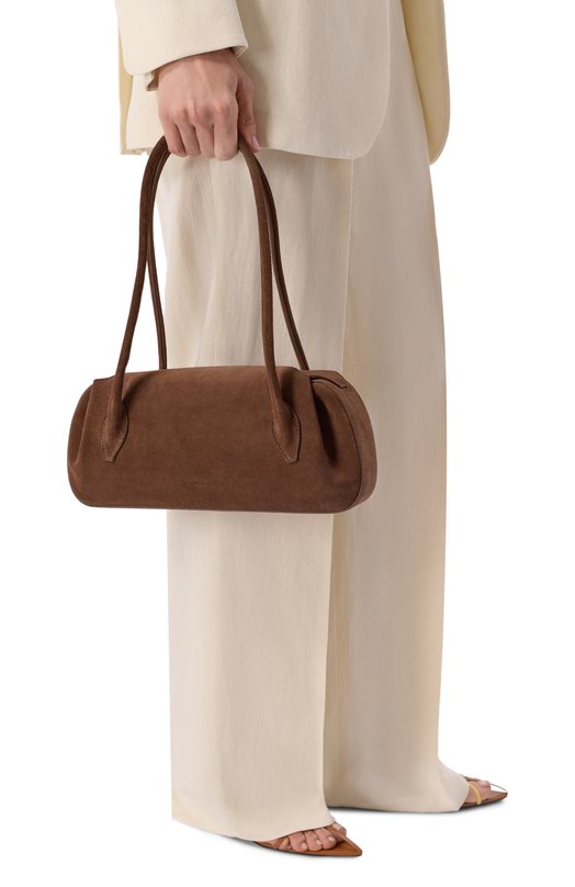 Сумка Oyster Yuzefi 0YSTER SH0ULDER BAG/SUEDE Коричневый  0YSTER SH0ULDER BAG/SUEDE Фото 2