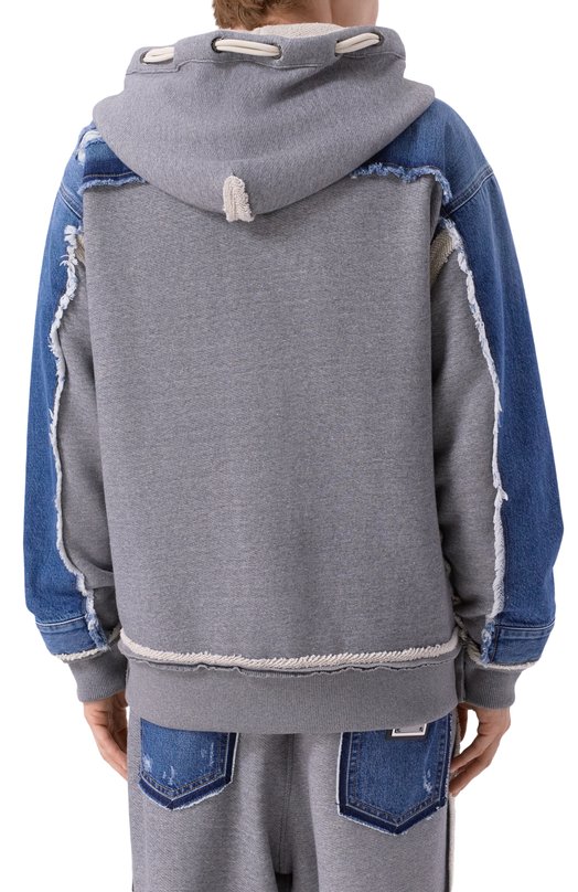 Комбинированная толстовка Dolce & Gabbana G9B0WD/GJ704 Синий  G9B0WD/GJ704 Фото 4
