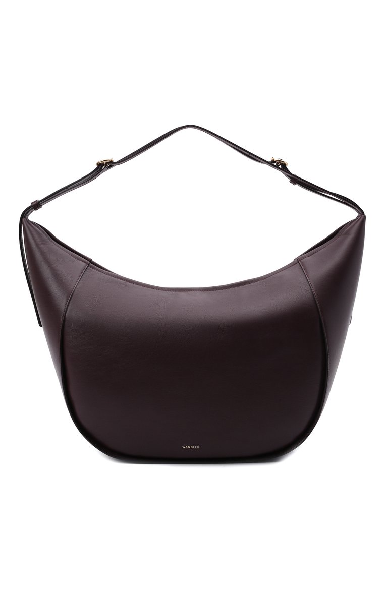 Женская сумка lois medium WANDLER бордового цвета, арт. L0IS BAG | Фото 1 (Материал: Натуральная кожа; Сумки-технические: Сумки top-handle; Размер: medium)