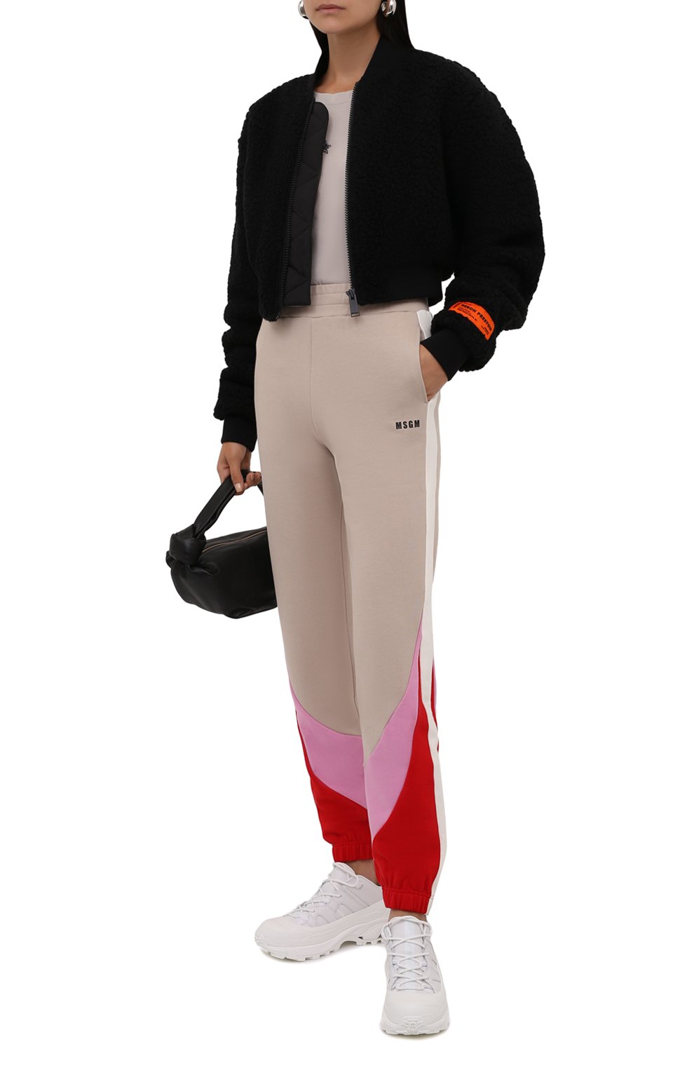 Хлопковые джоггеры MSGM, арт. 3141MDP64 217799, фото 2