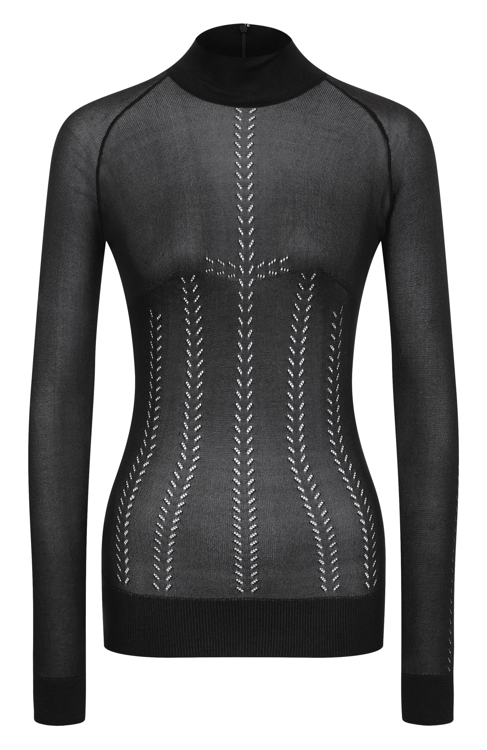 Шелковый топ DOLCE & GABBANA черного цвета по цене 209000 руб., арт. FXW44T/JBSLL, фото 1 Шелковый топ DOLCE & GABBANA, арт. FXW44T/JBSLL, фото 1