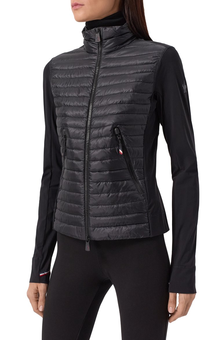 Женский комбинированная толстовка MONCLER GRENOBLE черного цвета, арт. 8G000098/9829J | Фото 3 (Материал внешний: Синтетический материал; Рукава: Длинные; Материал подклада: Синтетический материал; Длина (для топов): Стандартные; Стили: Кэжуэл; Женское Кросс-КТ: Кардиган-одежда)