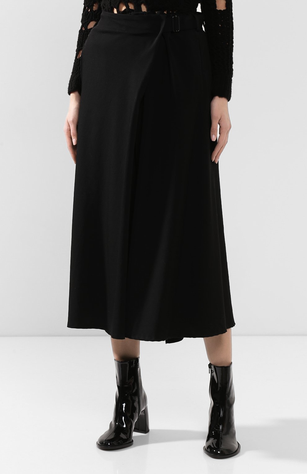 Шерстяная юбка YOHJI YAMAMOTO, арт. NC-P13-100, фото 3