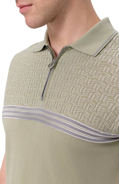 Поло из шелка и хлопка STEFANO RICCI, арт. K818117P31/F26283, фото 5