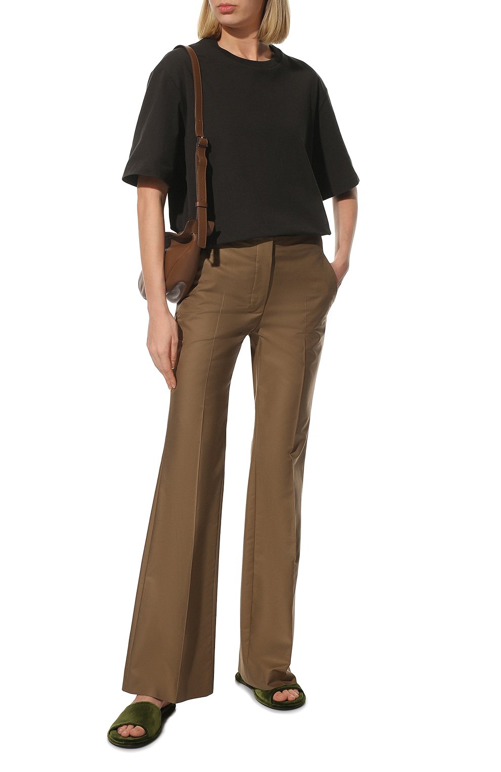 Хлопковая футболка THE ROW, арт. 6297K398, фото 2