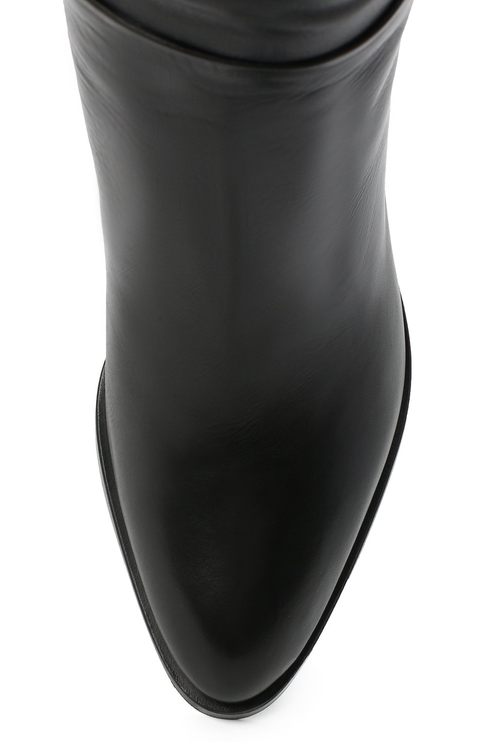 Кожаные ботфорты PRADA, арт. 1W273M-3LBM-F0002-085, фото 4