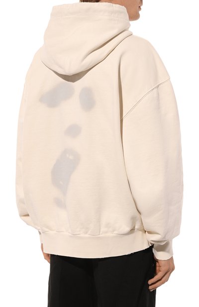 Хлопковое худи AN OTHER DATE кремового цвета по цене 28050 руб., арт. F40DMAHS084, фото 4 Хлопковое худи AN OTHER DATE, арт. F40DMAHS084, фото 4