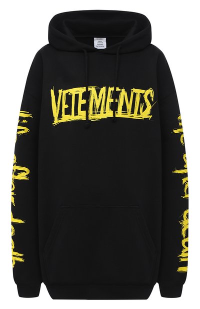 Женский хлопковое худи VETEMENTS, арт. UAH21TR632 1606/W