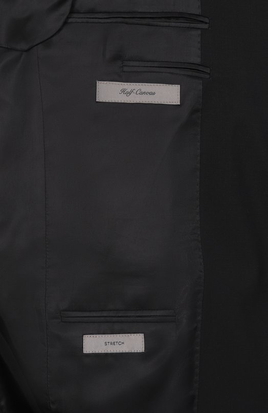 Шерстяной костюм Corneliani 256008-2518563_SET Чёрный  256008-2518563_SET Фото 9