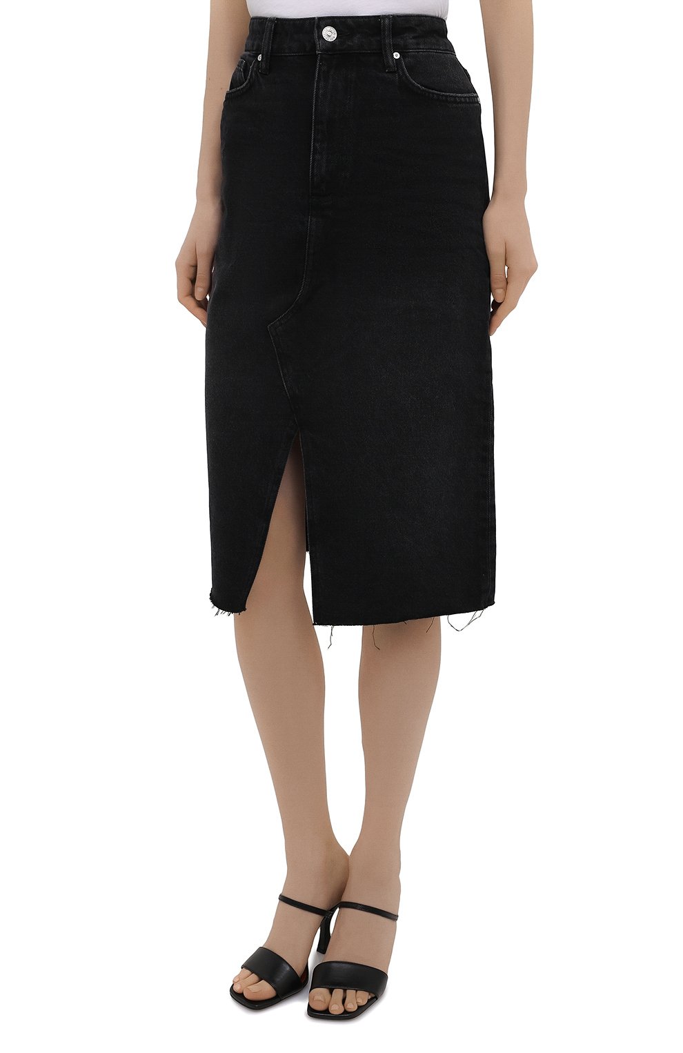 Джинсовая юбка meadow midi skirt PAIGE, арт. 5567G82-8031, фото 3