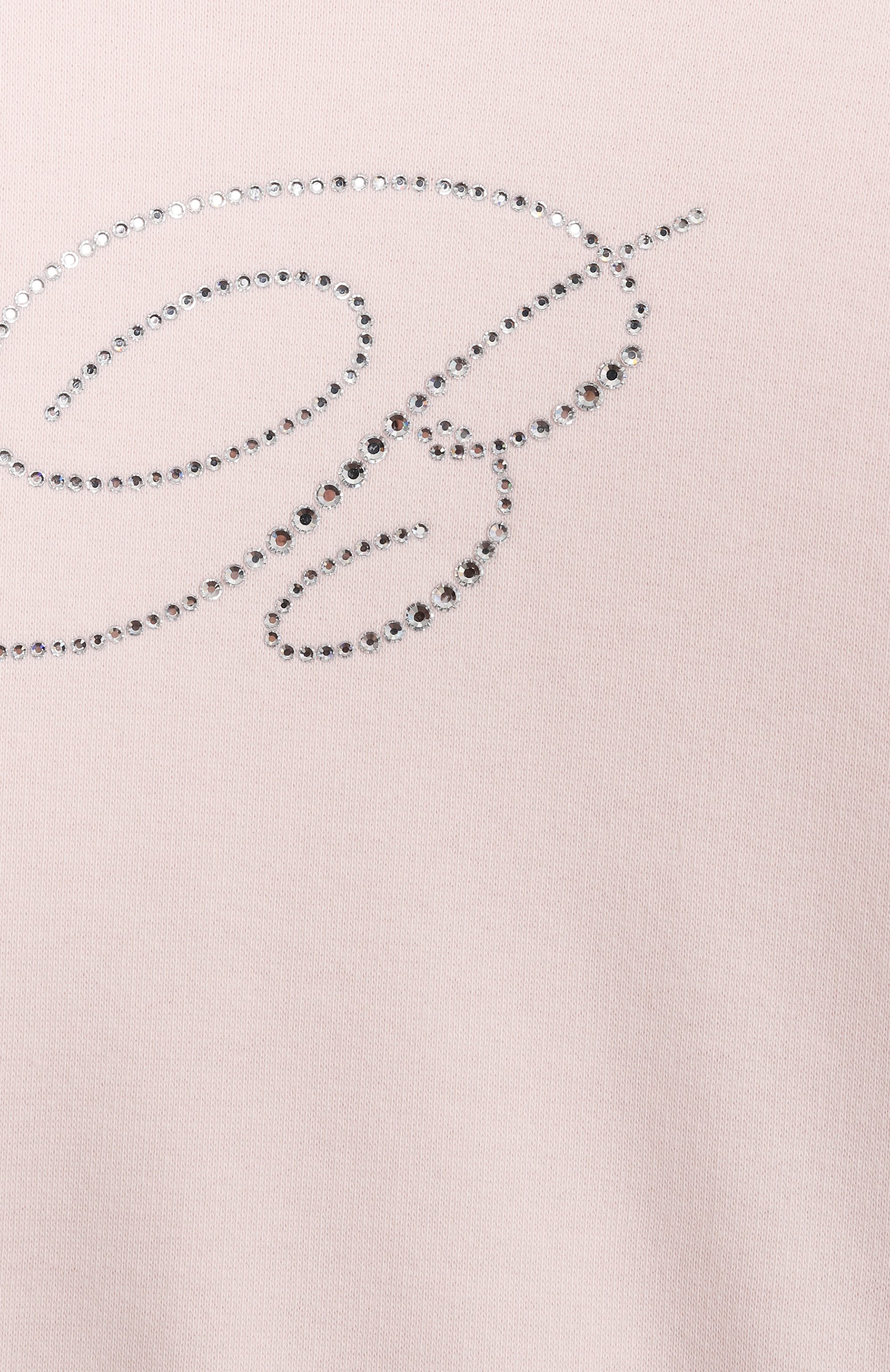 Хлопковый свитшот BLUMARINE, арт. BGFE001.0.FF010/3A-5A, фото 3