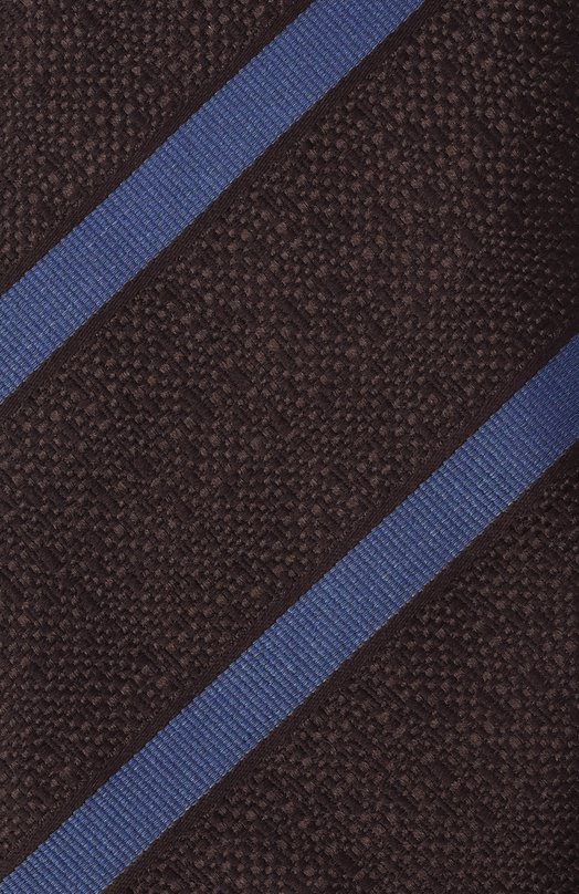 Шелковый галстук Zilli CRAV2BM0600VMIS00 Коричневый  CRAV2BM0600VMIS00 Фото 4