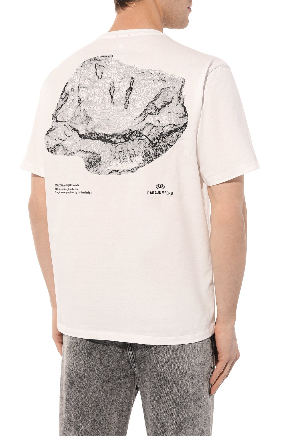 Хлопковая футболка PARAJUMPERS, арт. PMTSMZ04, фото 4