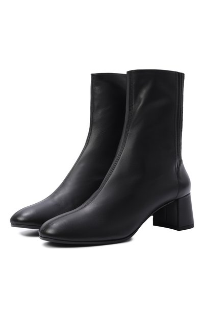 Женские кожаные ботильоны saint honore 50 AQUAZZURA, арт. SH0MIDB0-NAP-000_001