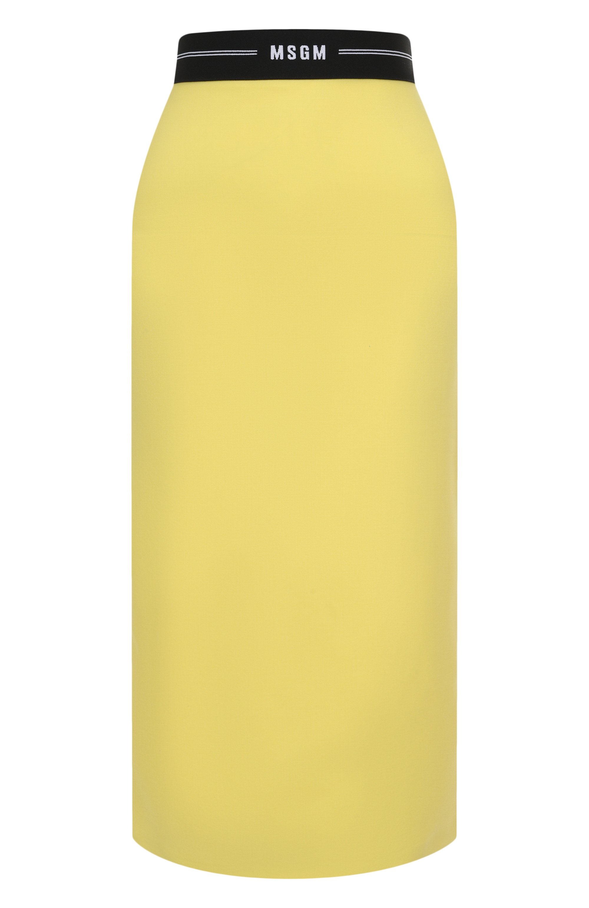 Шерстяная юбка MSGM желтого цвета по цене 31550 руб., арт. 3841MDD17/257127, фото 1 Шерстяная юбка MSGM, арт. 3841MDD17/257127, фото 1