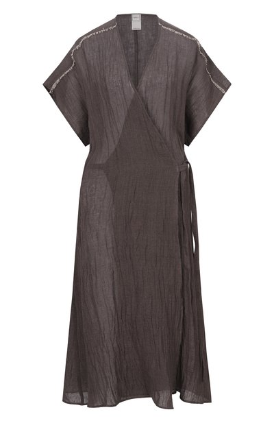 Женское льняное платье 120% LINO, арт. 33BLIW4PLT/000G486