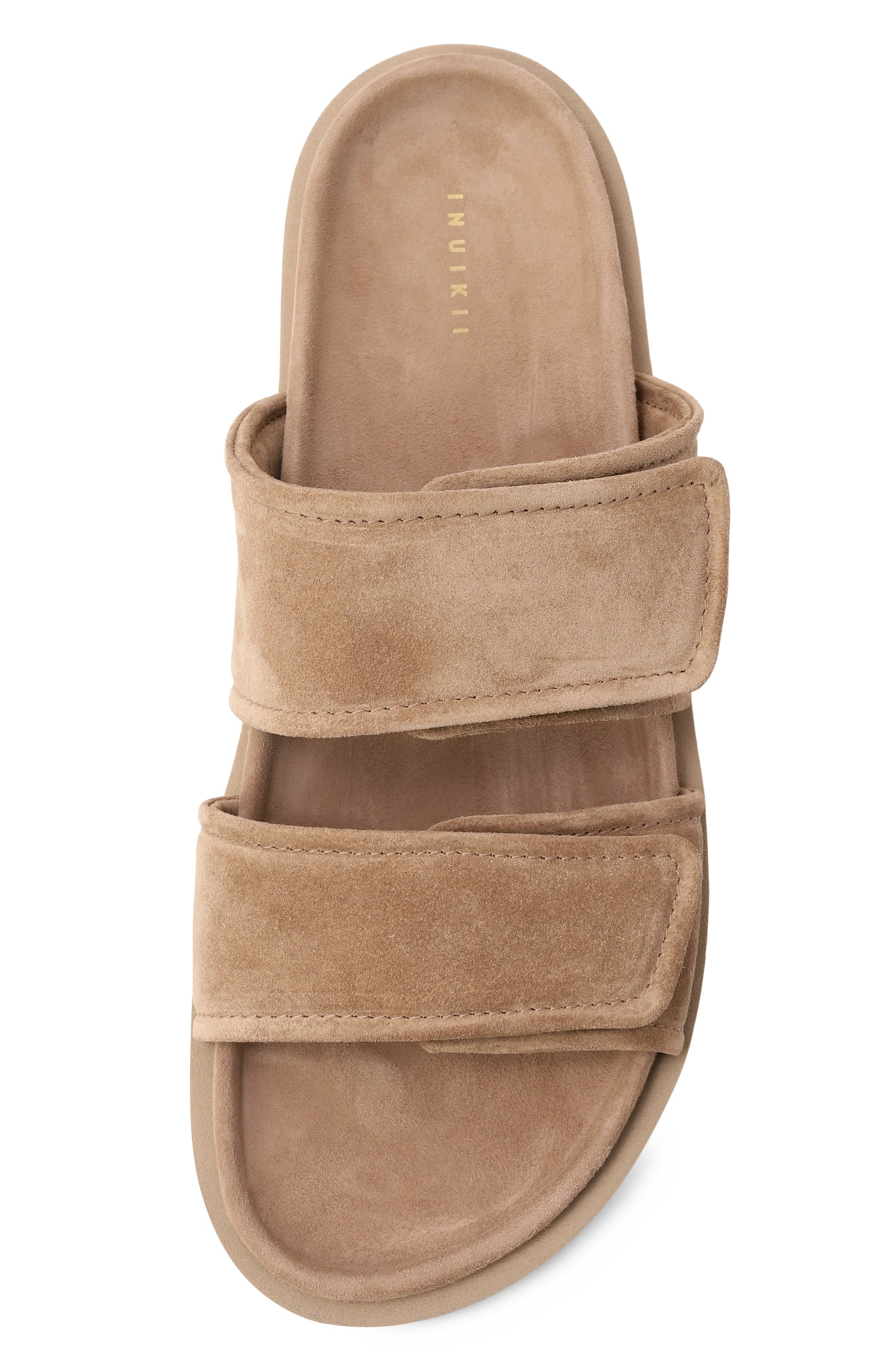 Замшевые шлепанцы double band INUIKII, арт. 50102-510, фото 6