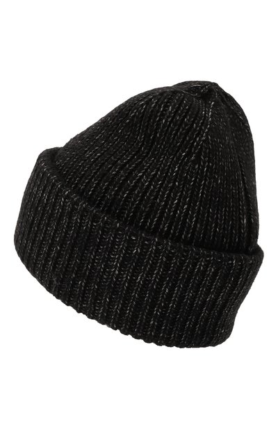 Шапка из хлопка и шерсти PARAJUMPERS черного цвета по цене 10950 руб., арт. PAHAHA32, фото 2 Шапка из хлопка и шерсти PARAJUMPERS, арт. PAHAHA32, фото 2