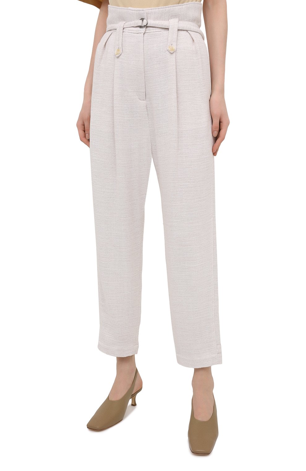 Брюки IRO кремового цвета по цене 43400 руб., арт. WP23M0ST0, фото 3 Брюки IRO, арт. WP23M0ST0, фото 3