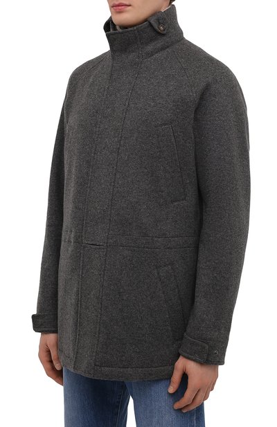 Кашемировая куртка с меховой отделкой LORO PIANA, арт. FAL9494, фото 3