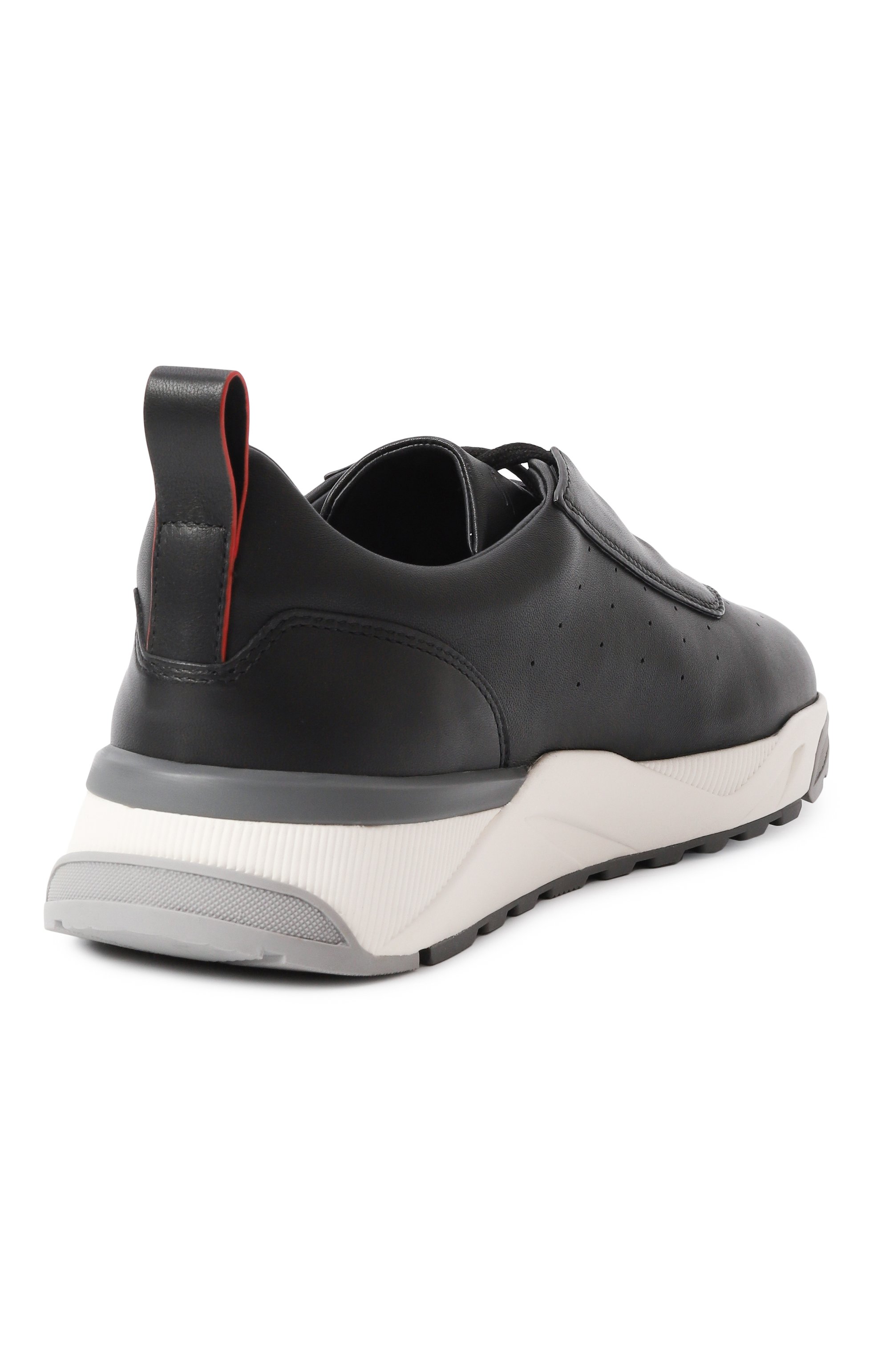 Кожаные кроссовки innova SANTONI, арт. MBIG22027BGRTESM, фото 5