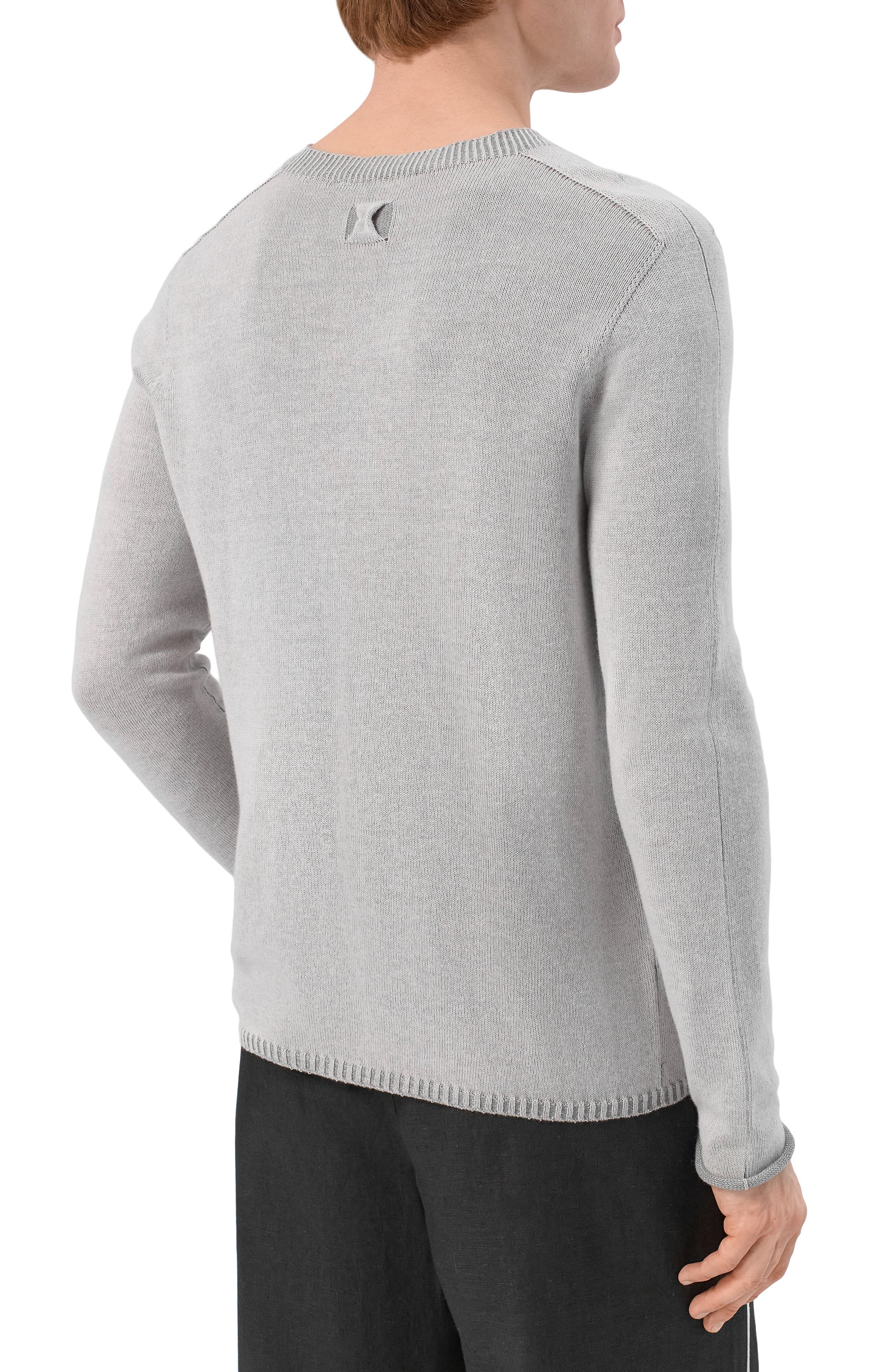 Джемпер из хлопка и кашемира HANNES ROETHER, арт. B0L10IDE.101.101, фото 4