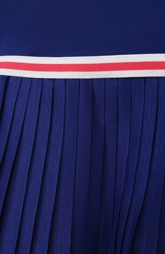 Детское хлопковое платье POLO RALPH LAUREN синего цвета, арт. 312862334 | Фото 3 (Материал внешний: Хлопок; Рукава: Короткие; Материал сплава: Проставлено; Драгоценные камни: Проставлено; Ростовка одежда: 5 лет | 110 см, 6 лет | 116 см)
