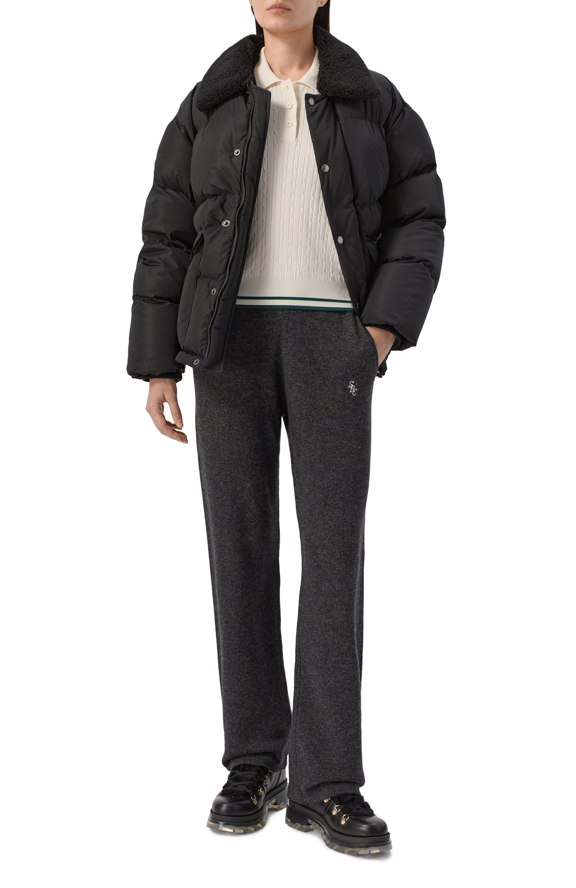 Поло из вискозы SPORTY AND RICH, арт. ST03761302WH61, фото 2