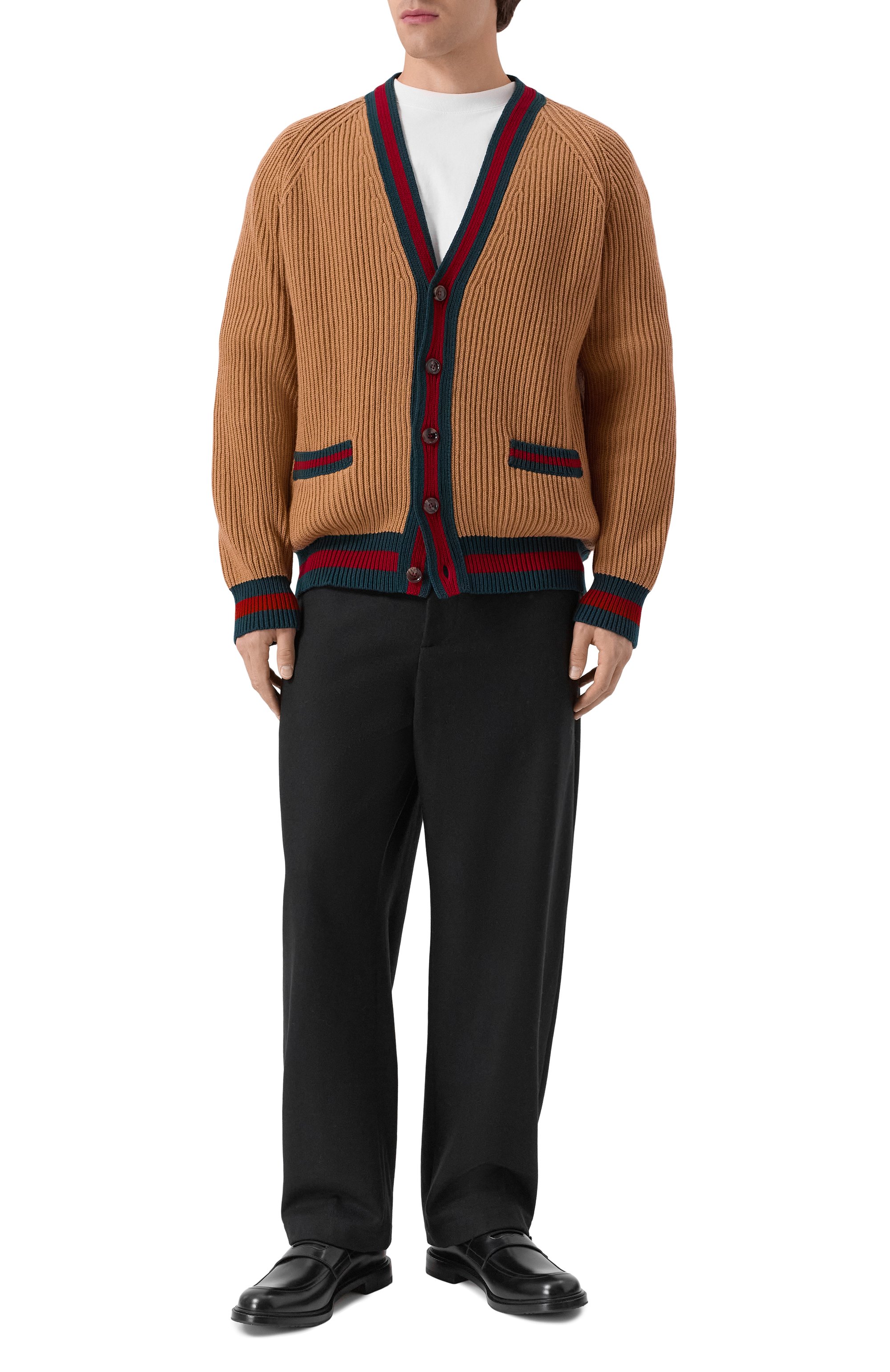 Кожаные пенни-лоферы GUCCI, арт. 812141/AAEB0, фото 2